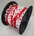 Łańcuch plastikowy biało-czerwony 6 mm - 30 mb na szpuli #2