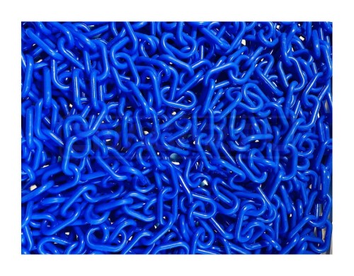 Łańcuch plastikowy niebieski 6 mm - 1mb  