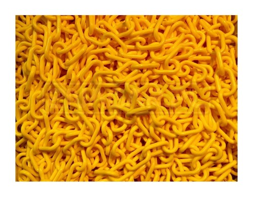 Łańcuch plastikowy żółty 6 mm - 1mb