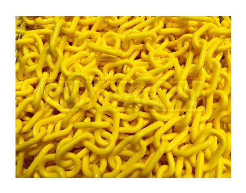 Łańcuch plastikowy żółty 8 mm - 1mb