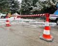 Nakładka na pachołek z taśmą biało-czerwoną 5m #2
