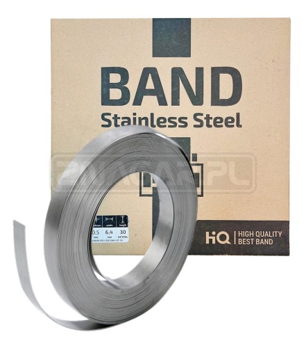 Taśma Band 6,4mm - 30mb (1/4 cala)
