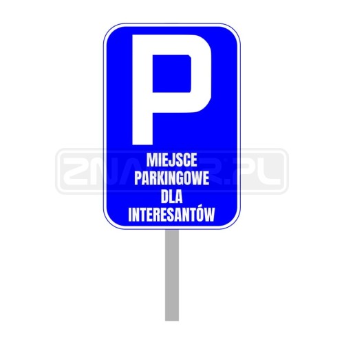 Tabliczka trawnikowa MIEJSCE DLA INTERESANTÓW