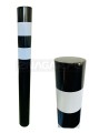 Słupek blokujący Miejski, czarny - 120cm, śr.120mm #1