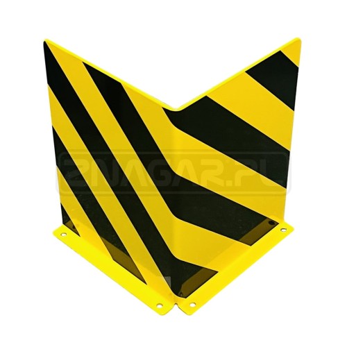 Odbojnica narożna z blachy  gr.5 mm, 40 cm