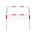 Bariera U-12a typ Olsztyński - 1600mm, biało-czerwona #1