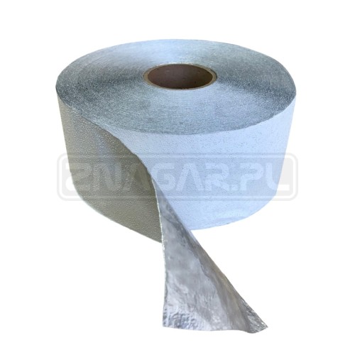 Taśma najezdniowa aluminium BIAŁA - 100mb/rolka