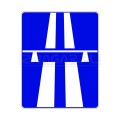 Znak D-9 Autostrada - 400x500 mm, I gen. #1