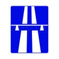 Znak D-9 Autostrada - 400x500 mm, II gen. #1