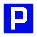 Znak D-18 Parking - 600x600 mm, II gen. #1