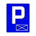 Znak D-18a Parking miejsce zastrzeżone - 600x750 mm, II gen. #1