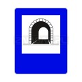 Znak D-37 Tunel - 600x750 mm, II gen. #1