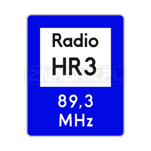 Znak D-34a Informacja drogowa o ruchu drogowym - 900x1125 mm, II gen.