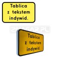 Tabliczka z tekstem do znaku - 400x250 mm II gen. #2