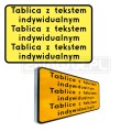 Tabliczka z tekstem do znaku - 600x400 mm II gen. #2