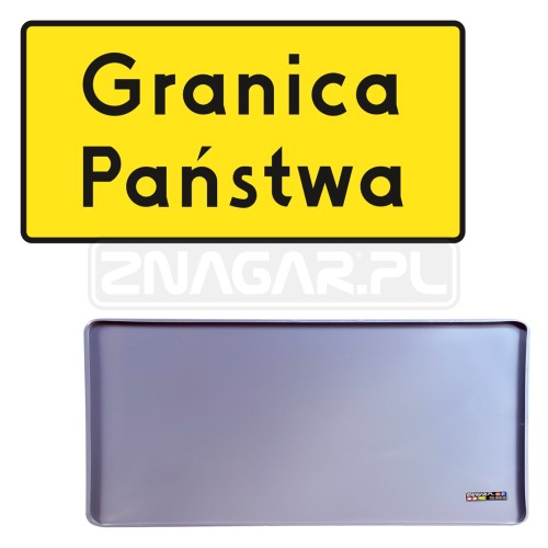 T-17 - tabliczka do znaku, granica państwa, I gen.