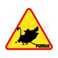 Znak Uwaga Pumba #1