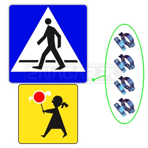 D-6 + T27- przejście dla pieszych, uwaga dzieci, II gen.
