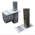 Gniazdo montażowe do słupka - RS60x450 mm z kolanem #1
