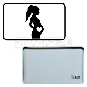 Tabliczka "Parking dla Kobiet w ciąży" - 600x360 mm