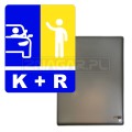 Tablica parkingowa "KISS & RIDE" - 600x750 mm #1