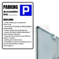 Tablica Parkingowa "Parking Firmowy" - 600x900 mm #1