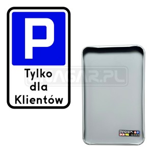 Tabliczka "Parking dla Klientów" - 400x250 mm