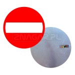 Znak B-2 "Zakaz wjazdu" - 400 mm, blacha płaska