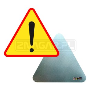 Znak Ostrzegawczy "Uwaga Niebezpieczeństwo" - 600 mm, blacha płaska