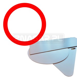 Znak B-1 "Zakaz Ruchu" - 400 mm, PCV