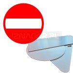 Znak B-2 "Zakaz wjazdu" - 400 mm, PCV