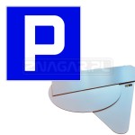 Znak D-18 "Parking" - 400x400 mm, PCV