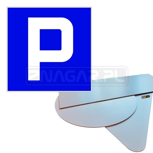 Znak D-18 "Parking" - 400x400 mm, PCV