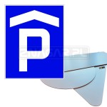 Znak D-18b "Parking Zadaszony" - 400x400 mm, PCV