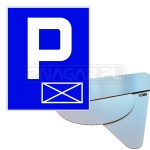 Znak D-18a "Miejsce Zastrzeżone" - 400x400 mm, PCV