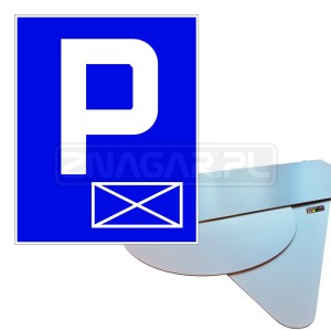 Znak D-18a "Miejsce Zastrzeżone" - 400x400 mm, PCV