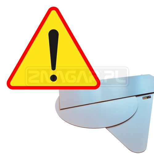 Znak Ostrzegawczy "Uwaga Niebezpieczeństwo" - 600 mm, PCV