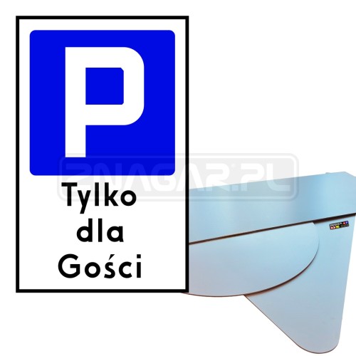 Tabliczka "Parking dla Gości" - 400x250 mm, PCV
