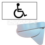 Tabliczka Parkingowa "Dla Osób Niepełnosprawnych" - 600x300 mm, PCV