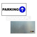 Tabliczka kierująca "Do Parkingu" - 600x300 mm, blacha płaska #3