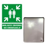 Tabliczka "Miejsce zbiórki do ewakuacji" - 400x500 mm