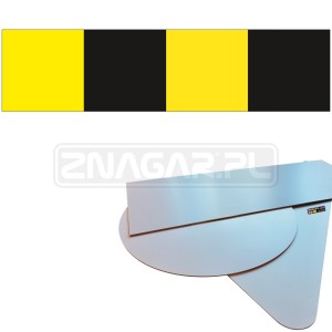 Znak U-9c "Oznaczenie Wysokości Skrajni Drogowej" - 1200x300 mm, PCV