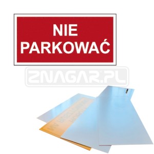 Tabliczka "Nie Parkować" - 400x200 mm
