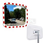 Lustro drogowe U-18b - 80x60 cm
