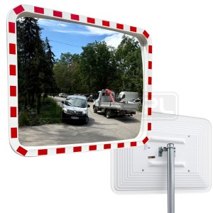 Lustro drogowe U-18b - 100x80 cm