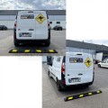 Ogranicznik parkingowy, odbojnica - 180 cm, z żółtą taśmą #2