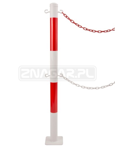 U-12b - słupek łańcuchowy, na podstawie - 110cm, śr.60,3mm