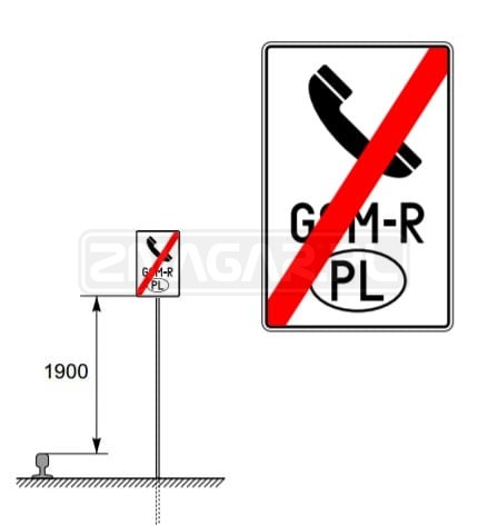 Wskaźnik W34 660x1000 mm odblaskowy 