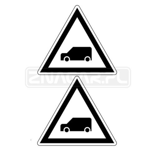 Wskaźnik W6b 700 mm odblaskowy