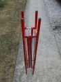 Bariera nożycowa-studzienkowa stalowa biało-czerwona1m2 #4